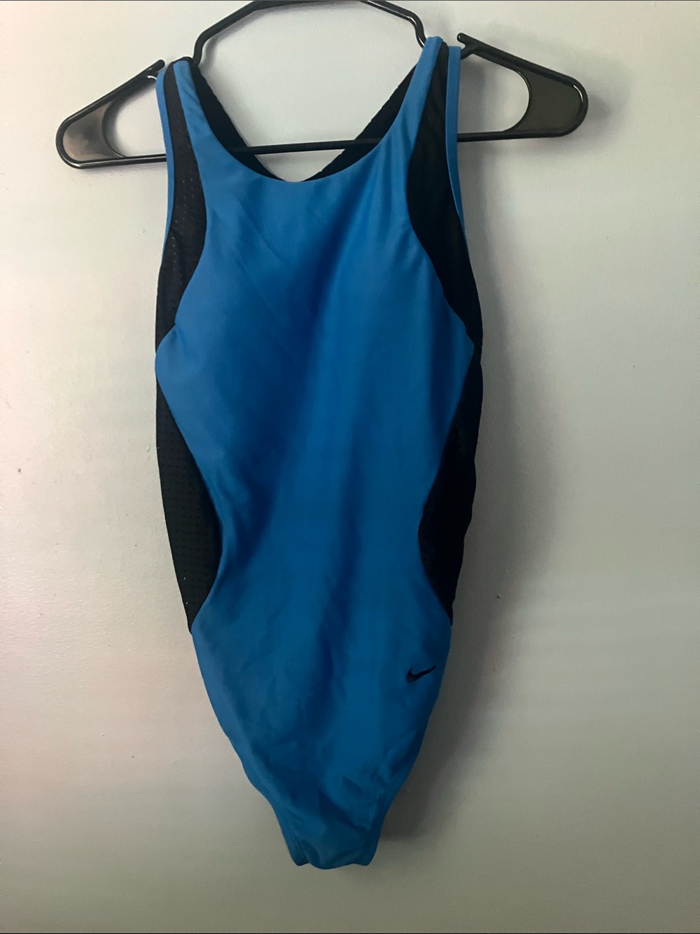 Nike Women’s One-Piece Swimsuit in Blue and Black